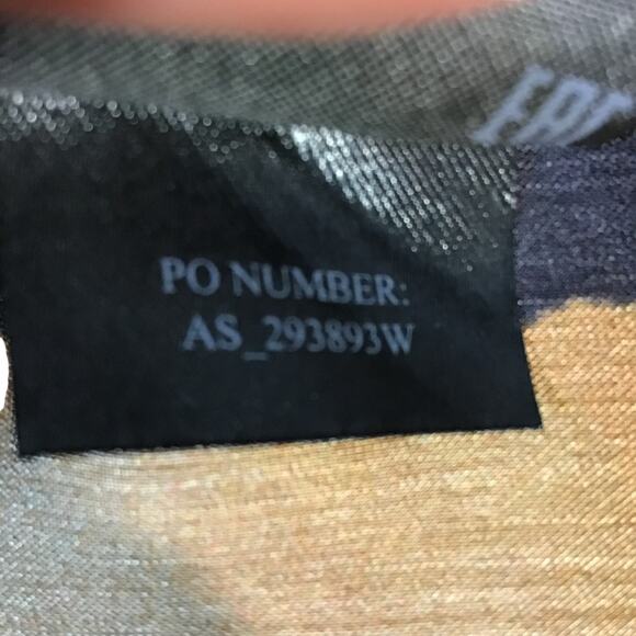 AllSaints Hera Zephyr Brown Tiger Print Long Slip Dress Size M Animal Print Chic - Picture 9 of 9